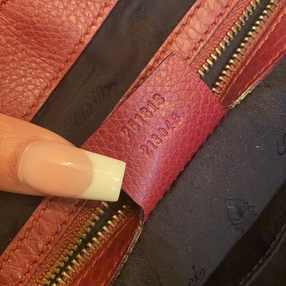 Gucci 1973 suede burgundy top handle bag - Picture 5 of 6